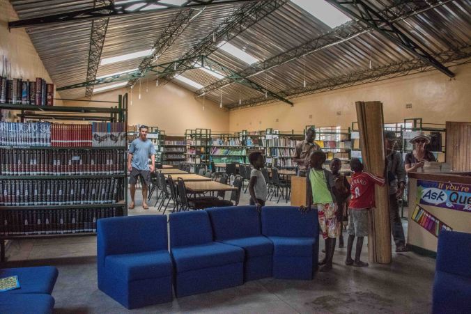 the libary at the school