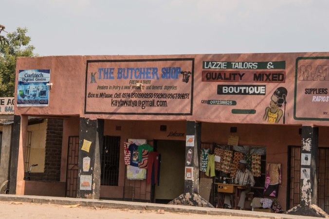 the local butcher in Mfuwe