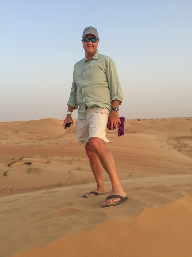 Charlie on the dunes