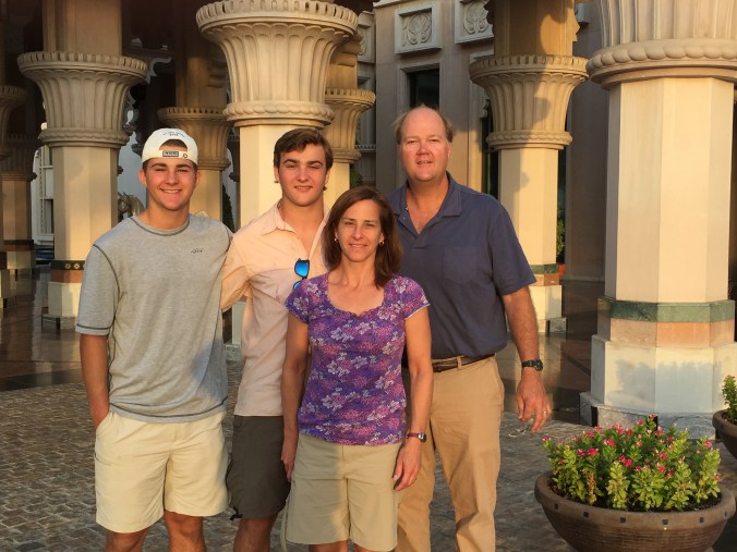 Leaving our hotel in Dubai