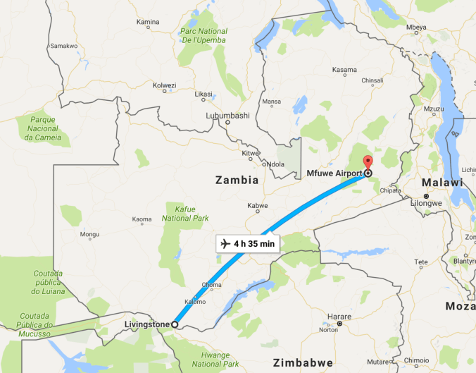 Slide 7 Livingstone to Mfuwe