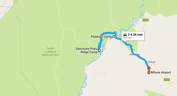 Slide 8 Mfuwe to Flatdogs to Puku Ridge